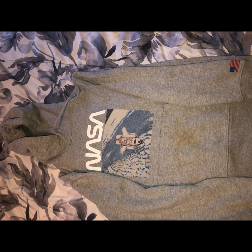 Grey nasa hoodie